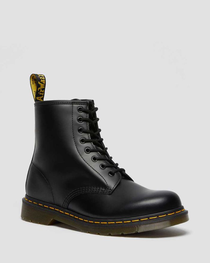 Dr Martens Vintersko Dame Svart 1460 Smooth Læder Lace Up 7426OLDJG